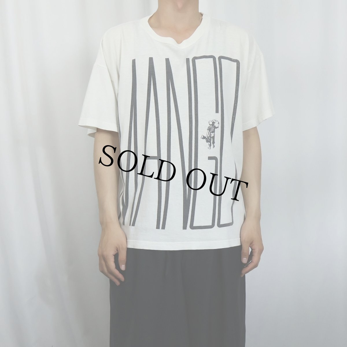 画像3: MANGO ロゴプリントTシャツ M (3)