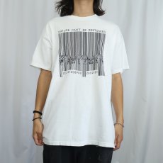 画像2: 90's USA製 "NATURE CAN'T BE RESTOCKED" シマウマプリントTシャツ XL (2)