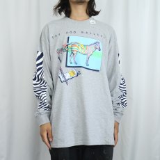 画像3: THE ZOO GALLERY シマウマ アートプリントTシャツ XL (3)