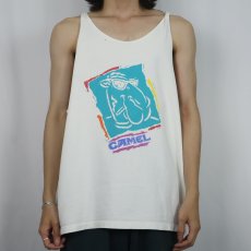 画像2: 90's CAMEL USA製 タバコ企業 プリントタンクトップ ONESIZE (2)
