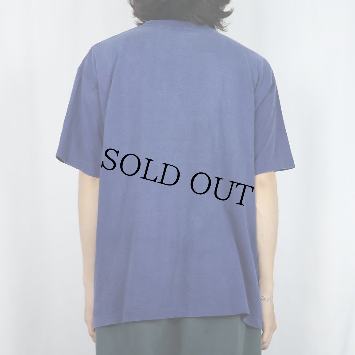 画像3: 90's Levi's "501" プリントTシャツ NAVY (3)