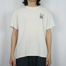 画像3: 90's SCORPION BAY USA製 サーフブランド ロゴプリントTシャツ M (3)