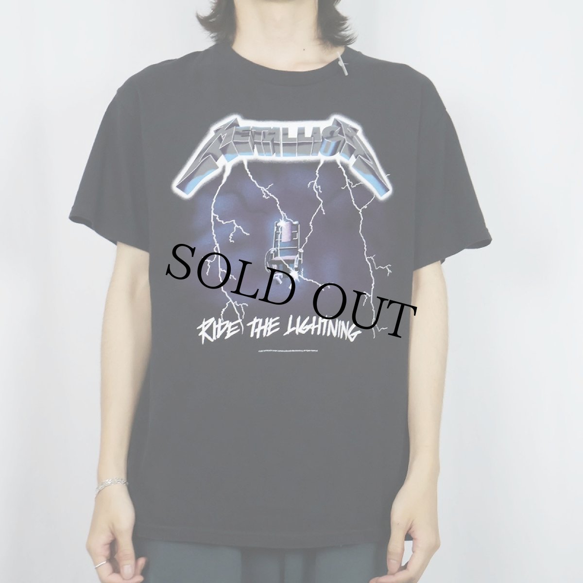 画像3: 2007 METALLICA "RIDE THE LIGHTING" ロックバンドアルバムTシャツ BLACK L (3)