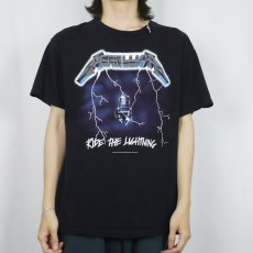 画像3: 2007 METALLICA "RIDE THE LIGHTING" ロックバンドアルバムTシャツ BLACK L (3)