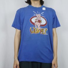 画像2: 80's USA製 "Wuv Me?" ブタプリントTシャツ XL (2)