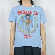 画像2: 80's USA製 "BUCKWHEAT SAY OTAY!" イラストプリントTシャツ L (2)