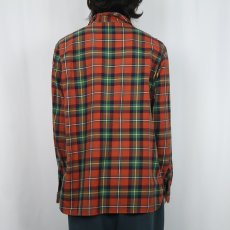 画像3: POLO Ralph Lauren チェック柄 ガンパッチ付き コットンシャツ L (3)