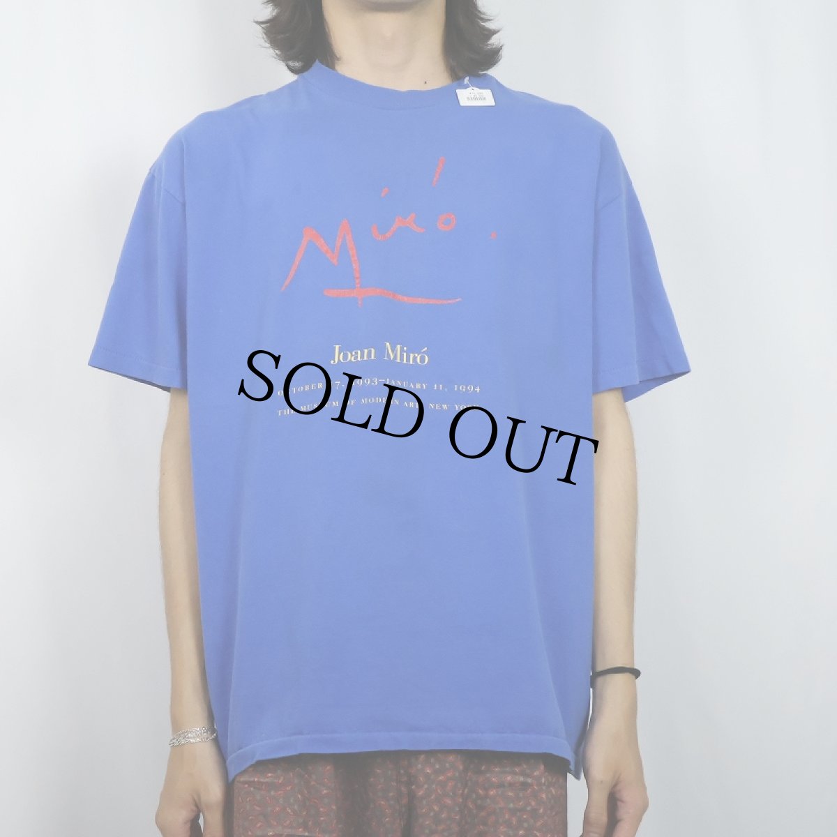 画像2: 90's Joan Miro USA製 画家プリントTシャツ XL (2)