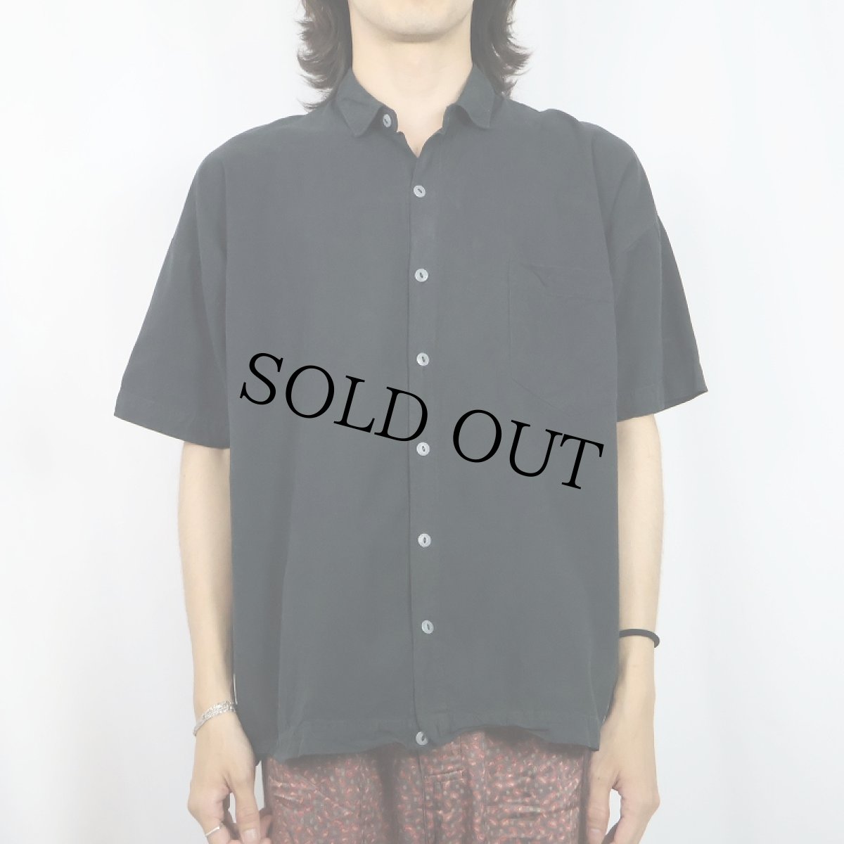 画像2: Original Au Coton CANADA製 コットンシャツ BLACK (2)