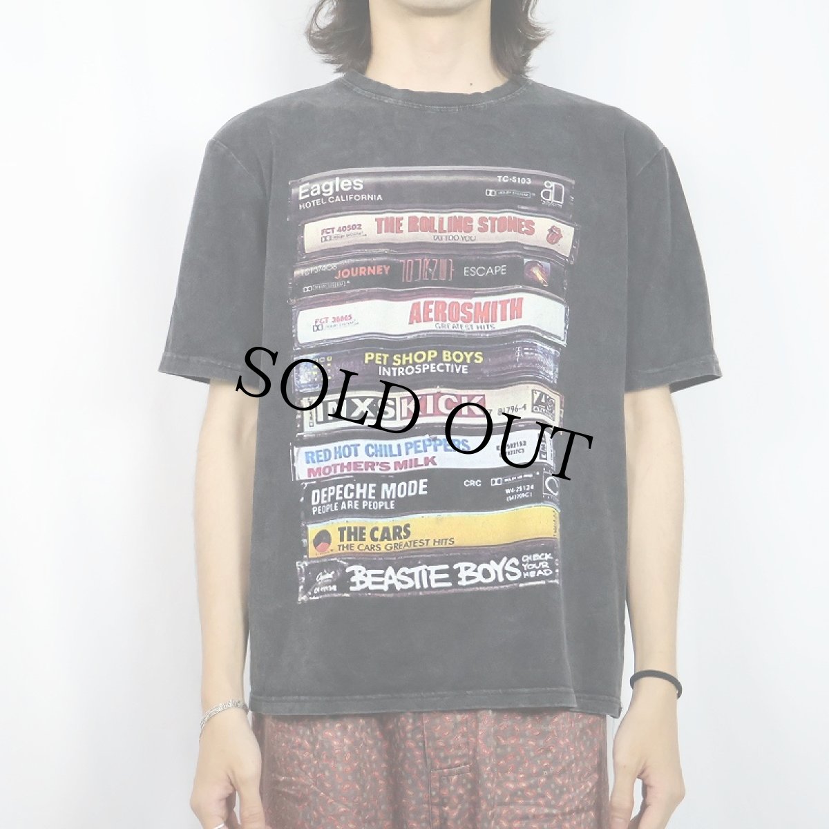 画像2: バンドプリントTシャツ M (2)