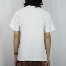 画像3: 90's SNOOPY USA製 "OU" キャラクタープリントTシャツ L (3)