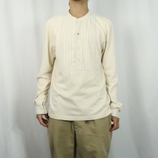 画像2: POLO Ralph Lauren イカ胸デザイン バンドカラー ロンT M (2)