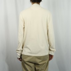 画像3: POLO Ralph Lauren イカ胸デザイン バンドカラー ロンT M (3)