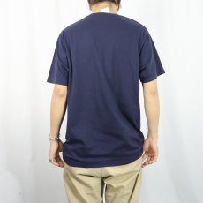 画像3: 80's NIKE 銀タグ USA製 "1983 LILAC BLOOMSDAY RUN" マラソン大会 プリントTシャツ NAVY XL (3)