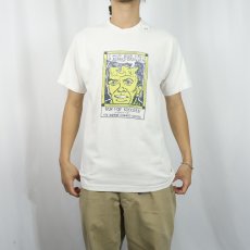 画像3: 90's USA製 "I Must Run Like..." チャリティーイベント イラストプリントTシャツ M (3)