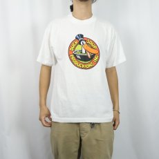 画像2: 90's USA製 "DUCK SOUP PRODUCKIONS INC." アニメーションスタジオ イラストプリントTシャツ L (2)