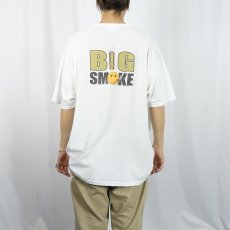画像4: "SMOKIN'" スマイル×タバコプリントTシャツ XL (4)