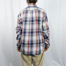 画像3: 2014AW Patagonia "ORGANIC COTTON" オンブレーチェック柄 ピマコットンシャツ M (3)