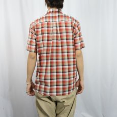 画像3: 2013SS Patagonia "ORGANIC COTTON" チェック柄 コットン×ポリエステル フェズマンシャツ M (3)