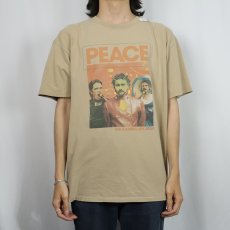 画像3: 2004 The Flaming Lips "PEACE" ロックバンド プリントTシャツ XL (3)