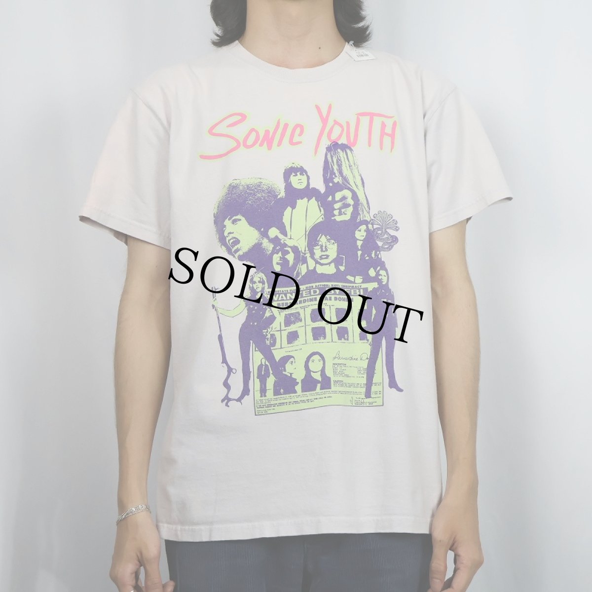画像2: SONIC YOUTH "Kool Thing" オルタナティブロックバンド プリントTシャツ M (2)