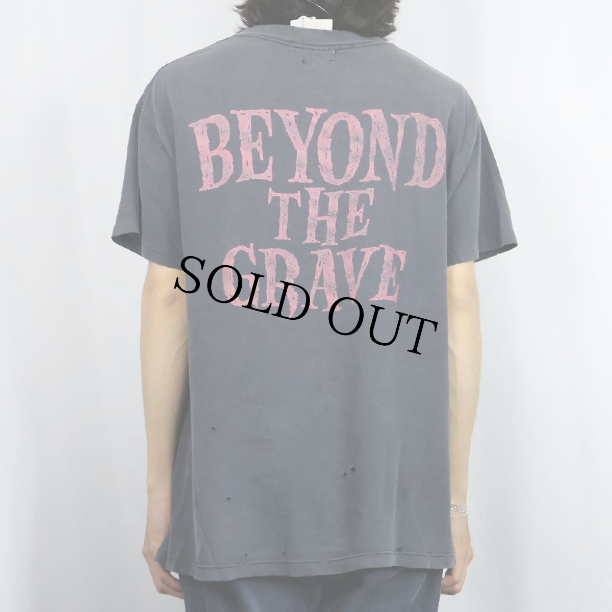 画像4: 90's MISFITS USA製 "BEYOND THE GRAVE" ハードコアパンクバンド プリントTシャツ L (4)