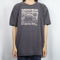 画像2: 2000's RADIO HEAD オルタナティブロックバンド プリントTシャツ XXL (2)