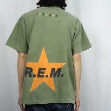 画像4: 90's R.E.M. "1995" オルタナティブロックバンド プリントTシャツ (4)