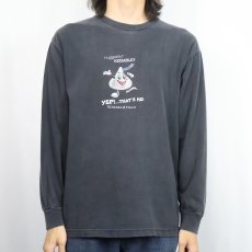 画像2: HERSHEY'S "HUGS & KISSES" お菓子企業 ロゴプリントロンT BLACK L (2)