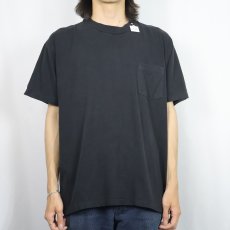 画像3: 90's SEW SIMPLE SYSTEMS INC. USA製 縫製機械メーカー プリントポケットTシャツ BLACK XL (3)