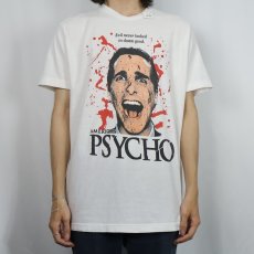 画像2: AMERICAN PSYCHO ホラー映画プリントTシャツ L (2)