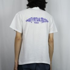 画像4: 90's Mwave Technology USA製 プリントTシャツ L (4)