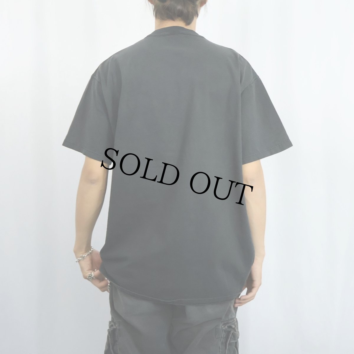 画像3: 90's RUSSELL ATHLETIC USA製 無地ポケットTシャツ BLACK L (3)