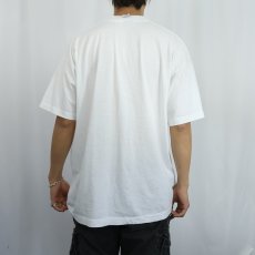 画像3: 90's USA製 "WARNING" プリントTシャツ XL (3)