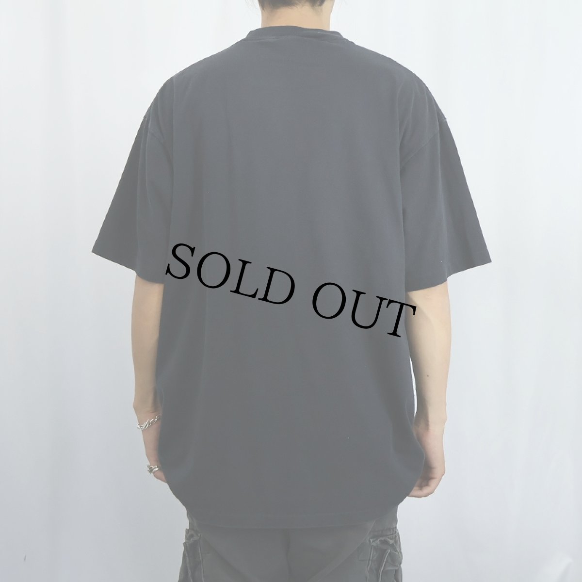 画像3: 90's USA製 "bite me (literally)" プリントTシャツ BLACK XL (3)