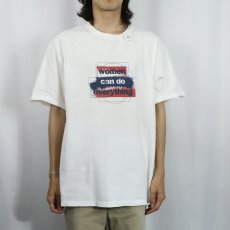 画像3: 90〜2000's NIKE USA製 "Woman can do everything" プリントTシャツ L (3)