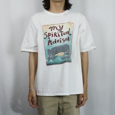 画像2: Fred Babb "My Spiritual" アートプリントTシャツ XL (2)
