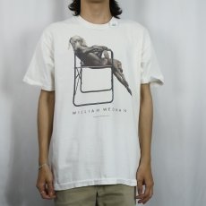 画像2: 90's William Wegman "LOLITA" アートプリントTシャツ XL (2)