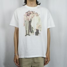 画像2: Norman Rockwell "Barbershop Quartet" アートプリントTシャツ M (2)