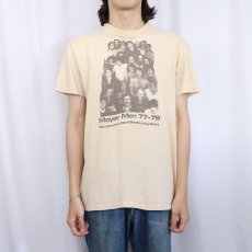 画像2: 70's USA製 "Moyer Men 77-78" プリントTシャツ L (2)