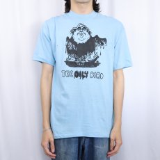 画像3: 70's USA製 "THE OILY BIRD" イラストプリントTシャツ L (3)