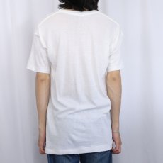 画像3: 70's "PIGS ARE BEAUTIFUL" Vネック ブタイラストプリントTシャツ DEADSTOCK XL (3)