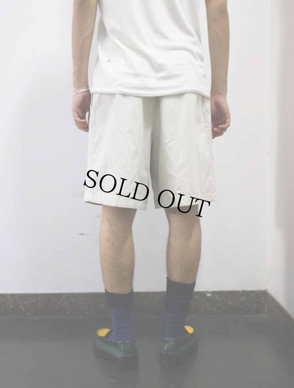 画像3: 90's POLO SPORT Ralph Lauren 2タック コットンチノショーツ W33 (3)