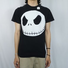 画像2: The Nightmare Before Christmas "Jack Skellington" キャラクタープリントTシャツ BLACK S (2)