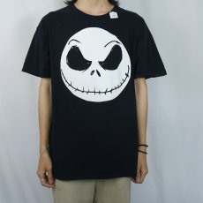 画像2: The Nightmare Before Christmas "Jack Skellington" キャラクタープリントTシャツ BLACK XL (2)