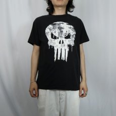 画像2: MARVEL Punisher キャラクタープリントTシャツ BLACK M (2)