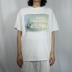 画像2: 90's Calvin Klein USA製 プリントTシャツ M (2)