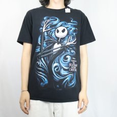 画像2: The Nightmare Before Christmas "Jack Skellington" キャラクタープリントTシャツ BLACK M (2)