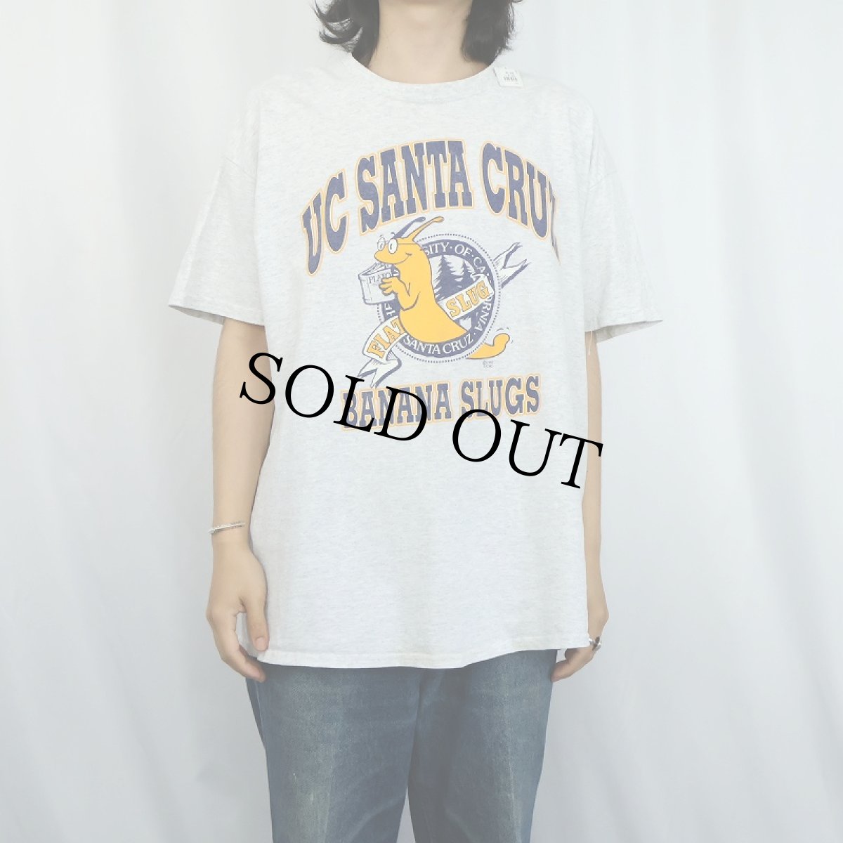 画像2: UC SANTA CRUZ "BANANA SLUGS" プリントTシャツ (2)