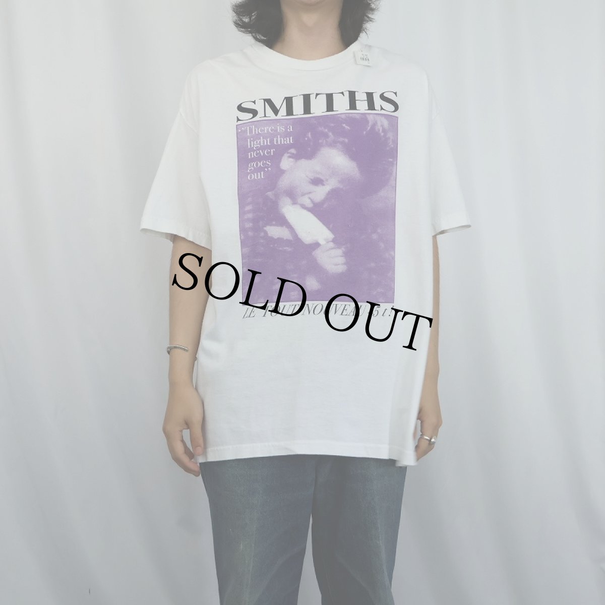 画像2: THE SMITH "There Is a Light That Never Goes Out" ロックバンド プリントTシャツ (2)